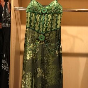 Beautiful green dress